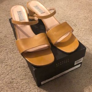 Vintage Barney’s New York Block Heel Sandals